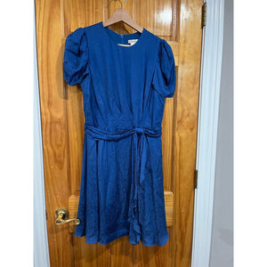 Women’s Quiet Luxury SHOSHANNA Porter Jacquard Belted Mini Dress Size 6